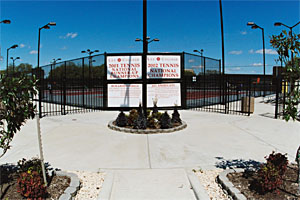 Tennis courts